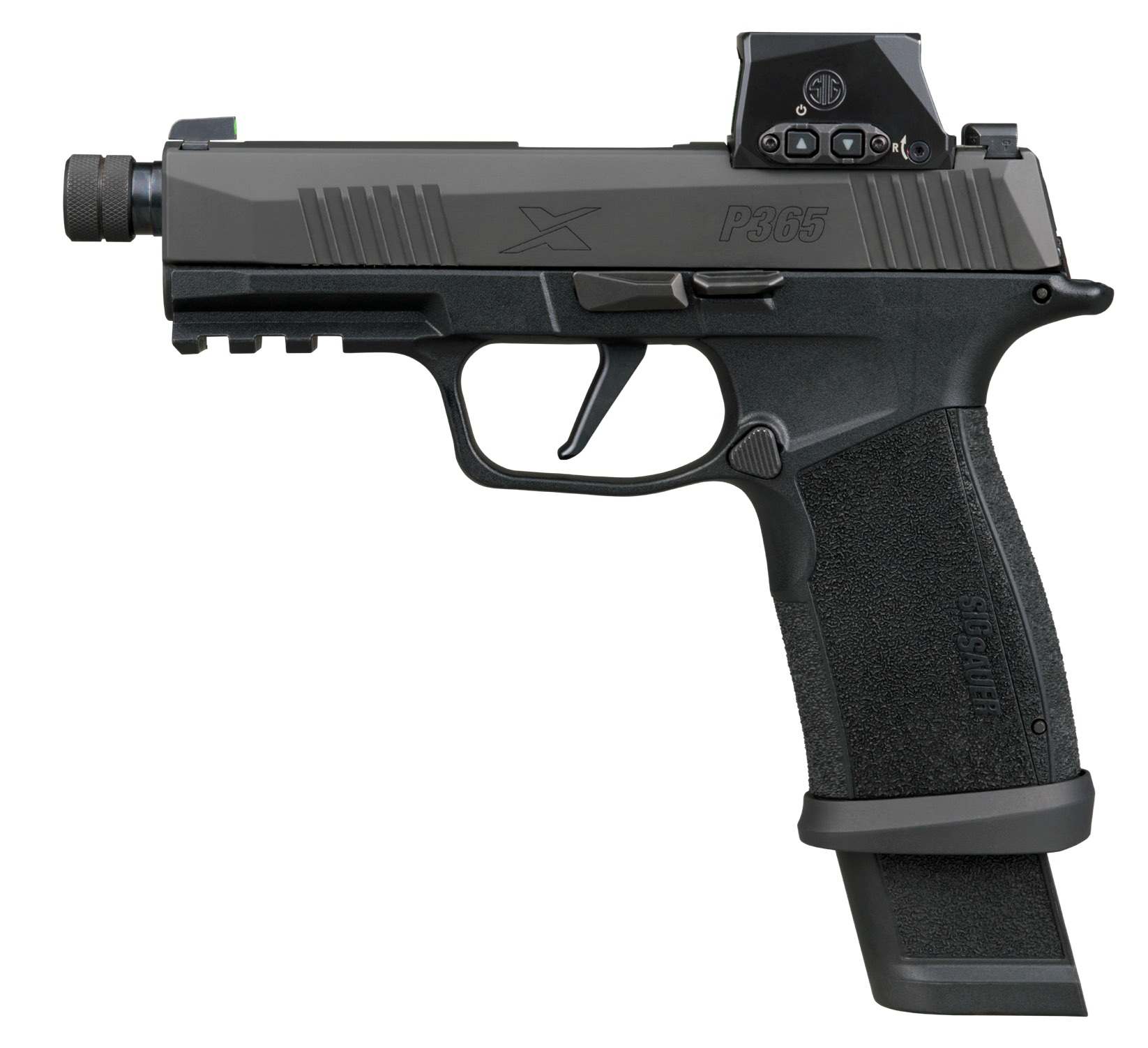 SIG SAUER P365X MACRO TACOPS ROMEO X SL 9MM PSTL 4.3" T.B.  4-21RD MAGS